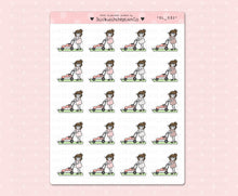 Load image into Gallery viewer, SL_031 Mowing the Lawn | Neutral Lottie Stickers | Planner Stickers