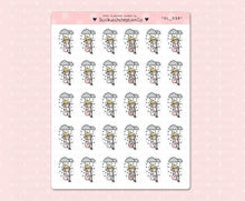 Load image into Gallery viewer, SL_038 Sad Rain Cloud | Neutral Lottie Stickers | Planner Stickers