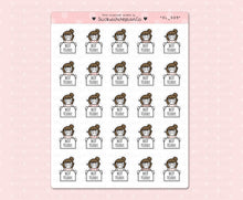 Load image into Gallery viewer, SL_039 Not Today | Neutral Lottie Stickers | Planner Stickers