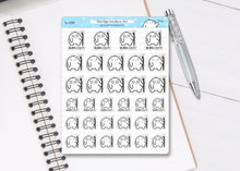 Load image into Gallery viewer, S_039 Squidge has Burn Out | Squidge Stickers | Planner Stickers