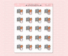 Load image into Gallery viewer, SL_041 Watching TV | Neutral Lottie Stickers | Planner Stickers