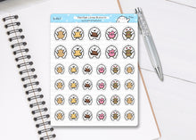 Load image into Gallery viewer, S_047 Squidge Loves Biscuits | Squidge Stickers | Planner Stickers