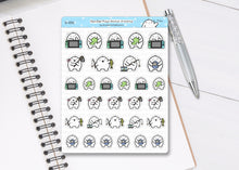 Load image into Gallery viewer, S_051 Squidge Plays Animal Crossing | Squidge Stickers | Planner Stickers