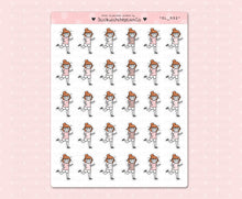 Load image into Gallery viewer, SL_052 Running | Neutral Lottie Stickers | Planner Stickers