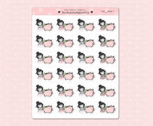 Load image into Gallery viewer, SL_054 Saving Money (Piggy Bank) | Neutral Lottie Stickers | Planner Stickers