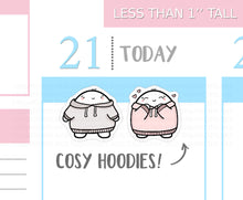 Load image into Gallery viewer, S_056 Squidge Loves Hoodies | Squidge Stickers | Planner Stickers