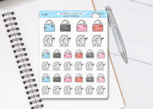 Load image into Gallery viewer, S_059 Squidge Pays Off Credit Card | Squidge Stickers | Planner Stickers