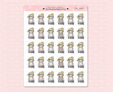 Load image into Gallery viewer, SL_065 Typing on Keyboard | Neutral Lottie Stickers | Planner Stickers