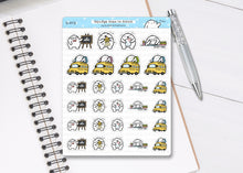 Load image into Gallery viewer, S_073 Squidge Goes to School | Squidge Stickers | Planner Stickers