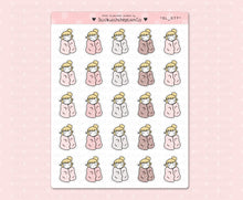 Load image into Gallery viewer, SL_077 Cosy Blanket | Neutral Lottie Stickers | Planner Stickers