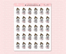 Load image into Gallery viewer, SL_082 Cramps/Poorly Tummy | Neutral Lottie Stickers | Planner Stickers