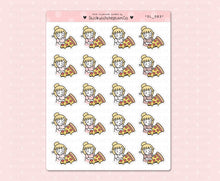Load image into Gallery viewer, SL_083 Pizza | Neutral Lottie Stickers | Planner Stickers