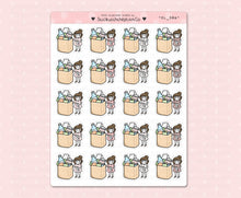 Load image into Gallery viewer, SL_086 Food Shopping | Neutral Lottie Stickers | Planner Stickers