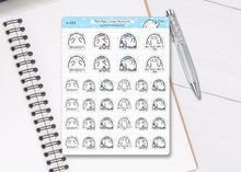 Load image into Gallery viewer, S_103 Squidge Loves Skincare | Squidge Stickers | Planner Stickers