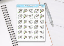 Load image into Gallery viewer, S_124 Squidge Plays Tennis | Squidge Stickers | Planner Stickers