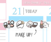 Load image into Gallery viewer, S_131 Squidge Loves Makeup | Squidge Stickers | Planner Stickers