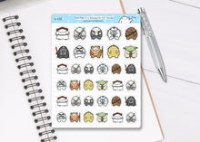 Load image into Gallery viewer, S_132 Squidge In A Galaxy Far Far Away | Squidge Stickers | Planner Stickers