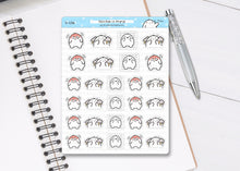 Load image into Gallery viewer, S_136 Squidge Is Angry | Squidge Stickers | Planner Stickers