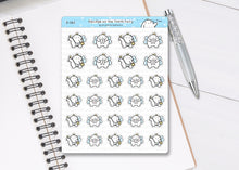 Load image into Gallery viewer, S_161 Squidge and the Tooth Fairy | Squidge Stickers | Planner Stickers