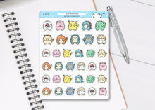 Load image into Gallery viewer, S_171 Squidgemon | Squidge Stickers | Planner Stickers