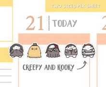 Load image into Gallery viewer, S_182 Squidge Is Creepy and Kooky | Squidge Stickers | Planner Stickers