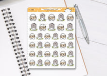 Load image into Gallery viewer, S_183 Squidge Is Dead Tired | Squidge Stickers | Planner Stickers