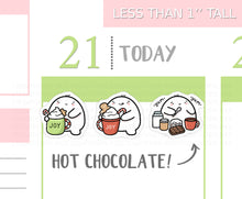 Load image into Gallery viewer, S_193 Squidge Loves Hot Chocolate | Squidge Stickers | Planner Stickers