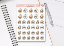 Load image into Gallery viewer, S_208 Squidge Loves Mince Pies | Squidge Stickers | Planner Stickers