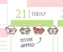 Load image into Gallery viewer, S_210 Squidge Loves Festive Jumpers | Squidge Stickers | Planner Stickers