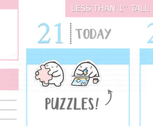 Load image into Gallery viewer, S_225 Squidge Loves Puzzles | Squidge Stickers | Planner Stickers