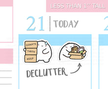 Load image into Gallery viewer, S_231 Squidge is Decluttering | Squidge Stickers | Planner Stickers