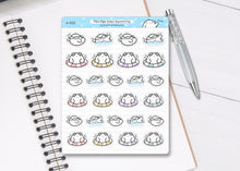 Load image into Gallery viewer, S_232 Squidge Loves Swimming | Squidge Stickers | Planner Stickers