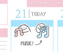 Load image into Gallery viewer, S_236 Squidge Loves Music | Squidge Stickers | Planner Stickers