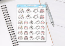 Load image into Gallery viewer, S_238 Squidge Has a Snow Day | Squidge Stickers | Planner Stickers