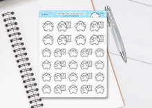 Load image into Gallery viewer, S_244 Squidge Goes to the Opticians | Squidge Stickers | Planner Stickers
