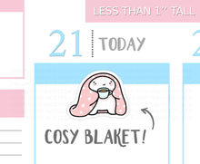 Load image into Gallery viewer, S_246 Squidge Loves Cosy Blankets | Squidge Stickers | Planner Stickers