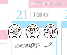 Load image into Gallery viewer, S_247 Squidge is Heartbroken | Squidge Stickers | Planner Stickers