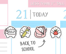 Load image into Gallery viewer, S_248 Squidge Goes Back to School | Squidge Stickers | Planner Stickers