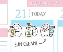 Load image into Gallery viewer, S_249 Squidge Uses Sun Cream | Squidge Stickers | Planner Stickers