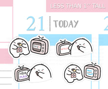 Load image into Gallery viewer, Squidge Streams TV (5 options) | Squidge Stickers | Planner Stickers