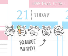 Load image into Gallery viewer, S_281 Squidge Bunny | Squidge Stickers | Planner Stickers