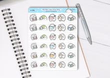 Load image into Gallery viewer, S_286 Squidge Looks After Baby Sampler | Squidge Stickers | Planner Stickers