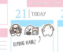Load image into Gallery viewer, S_291 Squidge Dyes Hair | Squidge Stickers | Planner Stickers