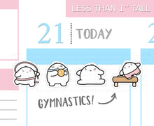 Load image into Gallery viewer, S_297 Squidge Does Gymnastics | Squidge Stickers | Planner Stickers