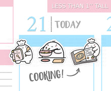 Load image into Gallery viewer, S_301 Squidge Loves Cooking (Updated) | Squidge Stickers | Planner Stickers