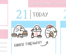 Load image into Gallery viewer, S_303 Squidge Loves Chinese Takeaway | Squidge Stickers | Planner Stickers