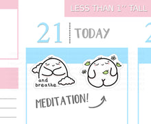 Load image into Gallery viewer, S_304 Squidge Loves Meditation | Squidge Stickers | Planner Stickers