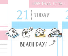 Load image into Gallery viewer, S_087 Squidge Goes to the Beach | Squidge Stickers | Planner Stickers