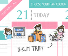 Load image into Gallery viewer, L_175 B & M Trip | Lottie Stickers | Planner Stickers