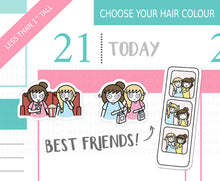 Load image into Gallery viewer, L_009 Best Friends | Lottie Stickers | Planner Stickers